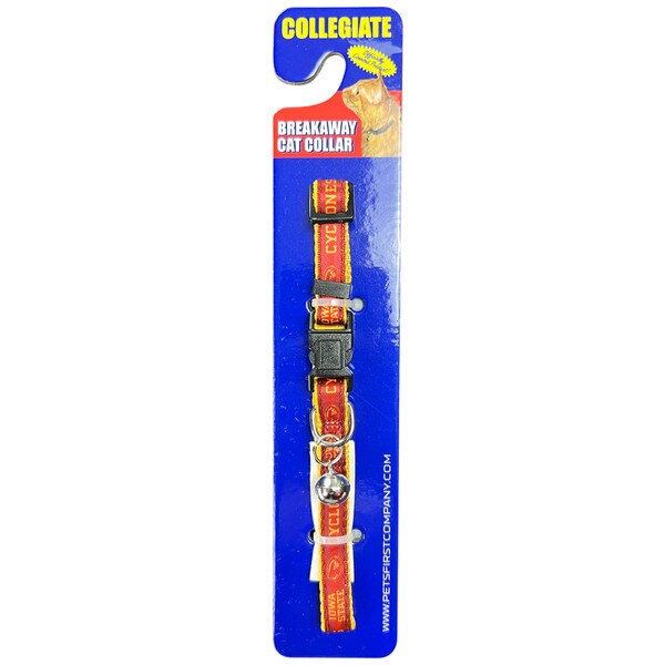 Cy Head Iowa State Cyclones Cardinal Satin Cat Collar